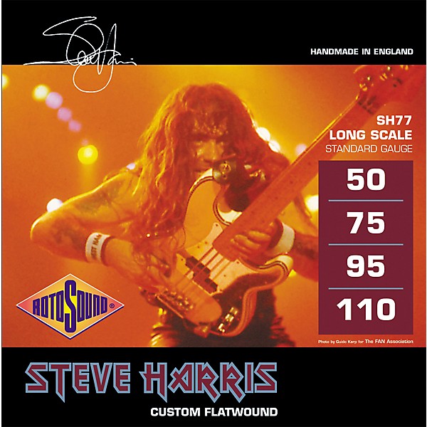 Rotosound SH77 Steve Harris Signature Flat Wound Bass Strings