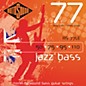 Rotosound RS77LE Heavy Gauge Jazz Bass Monel Flat Wound Strings thumbnail