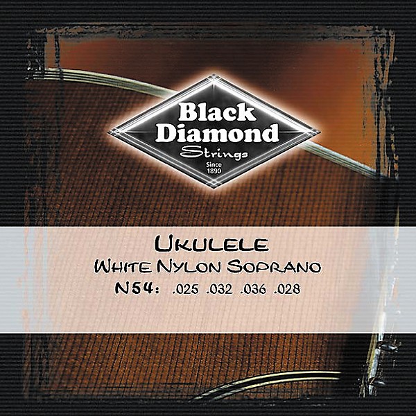 Black Diamond N54 White Nylon Soprano Ukulele Strings