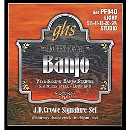 GHS J. D. Crowe Studio Signature 5-String Banjo Strings Light