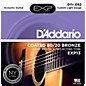 D'Addario EXP13 Coated 80/20 Bronze Custom Light Acoustic Guitar Strings thumbnail