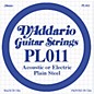 D'Addario PL011 Plain Steel Guitar Strings Single thumbnail