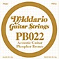 D'Addario PB022 Phosphor Bronze Single Acoustic Guitar String Single thumbnail