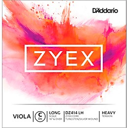 D'Addario Zyex Series Viola C String 16+ Long Scale Heavy