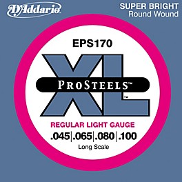 D'Addario ProSteels EPS170 Regular Light Long Scale Bass Strings