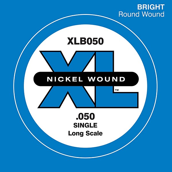 D'Addario XLB050 Nickel Wound Electric Bass Single String