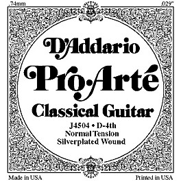 D'Addario J45 D-4 Pro-Arte Composites Normal Single Classical Guitar String