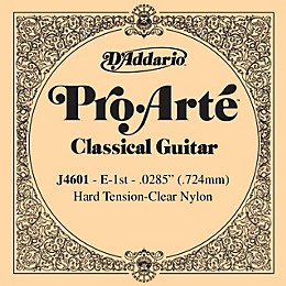 D'Addario J46 E-1 Pro-Arte Clear Hard Single Classical Guitar String