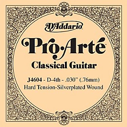 D'Addario J46 D-4 Pro-Arte SP Hard Single Classical Guitar String