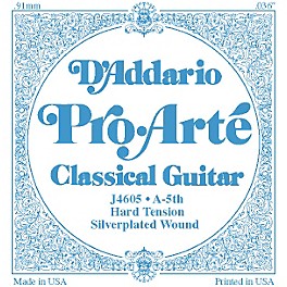 D'Addario J46 A-5 Pro-Arte SP Hard Single Classical Guitar String