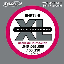 D'Addario ENR71 5 Half Rounds Light 5 String Bass Strings