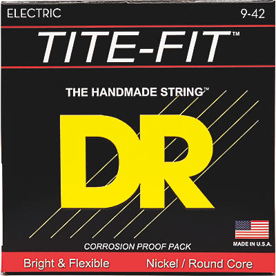 Dr Strings Tite-Fit Lt-9 Lite-N-Tite Nickel Plated Electric Guitar Strings for sale