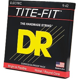 DR Strings Tite-Fit LT-9 Lite-n-Tite Nickel Plated Electric Guitar Strings