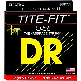 DR Strings Tite-Fit JH-10 Jeff Healey Medium Nickel Plated Electric Guitar Strings