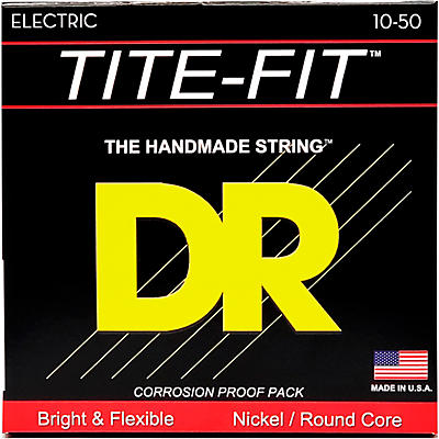 Dr Strings Tite-Fit Mh-10 Medium-Heavy Nickel Plated Electric Guitar Strings for sale