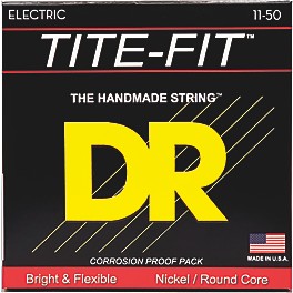 DR Strings Tite-Fit EH-11 Extra Heavy Nickel Plated Electric Guitar Strings