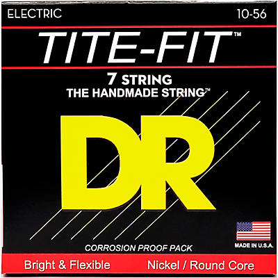 Dr Strings Tite-Fit Mt7-10 Medium 7-String Nickel Plated Electric Guitar Strings for sale