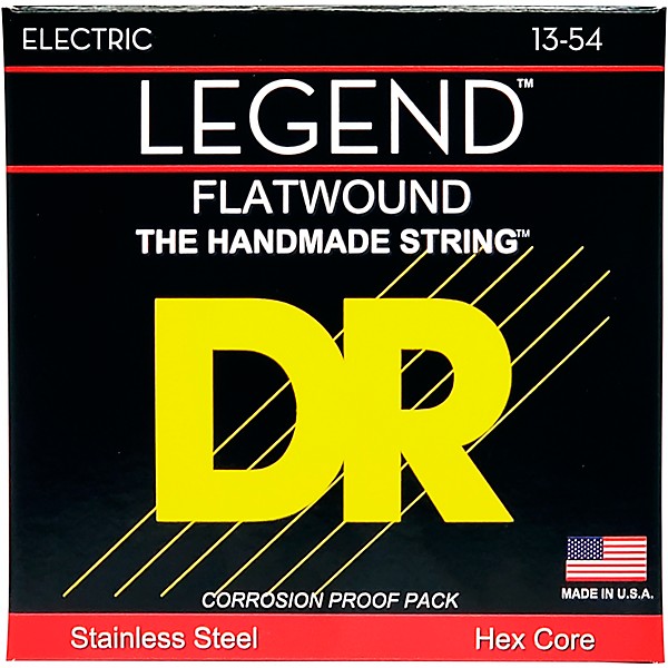 DR Strings Legend Medium Flatwound Electric Guitar Strings