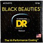 DR Strings Black Beauties Heavy Acoustic Guitar Strings thumbnail
