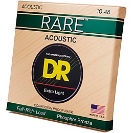 DR Strings Rare Phosphor Bronze Lite Acoustic Guitar Strings