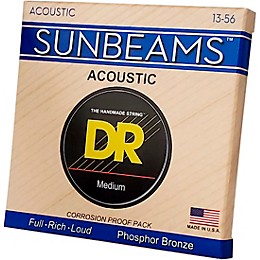 DR Strings Sunbeam Phosphor Bronze Medium Heavy Acoustic Guitar Strings