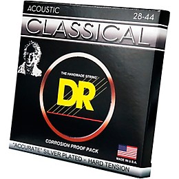 DR Strings Nylon Classic Accurate Hard Tension Acoustic Guitar Strings