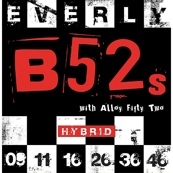 Everly B-52 Rockers Alloy Medium Hybrid Electric Guitar Strings