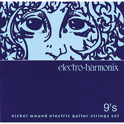 Electro-Harmonix Nic9 Nickel Wound Ultra Light Electric Guitar Strings for sale