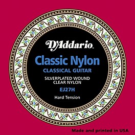 D'Addario EJ27H Classical Guitar Strings Hard Tension