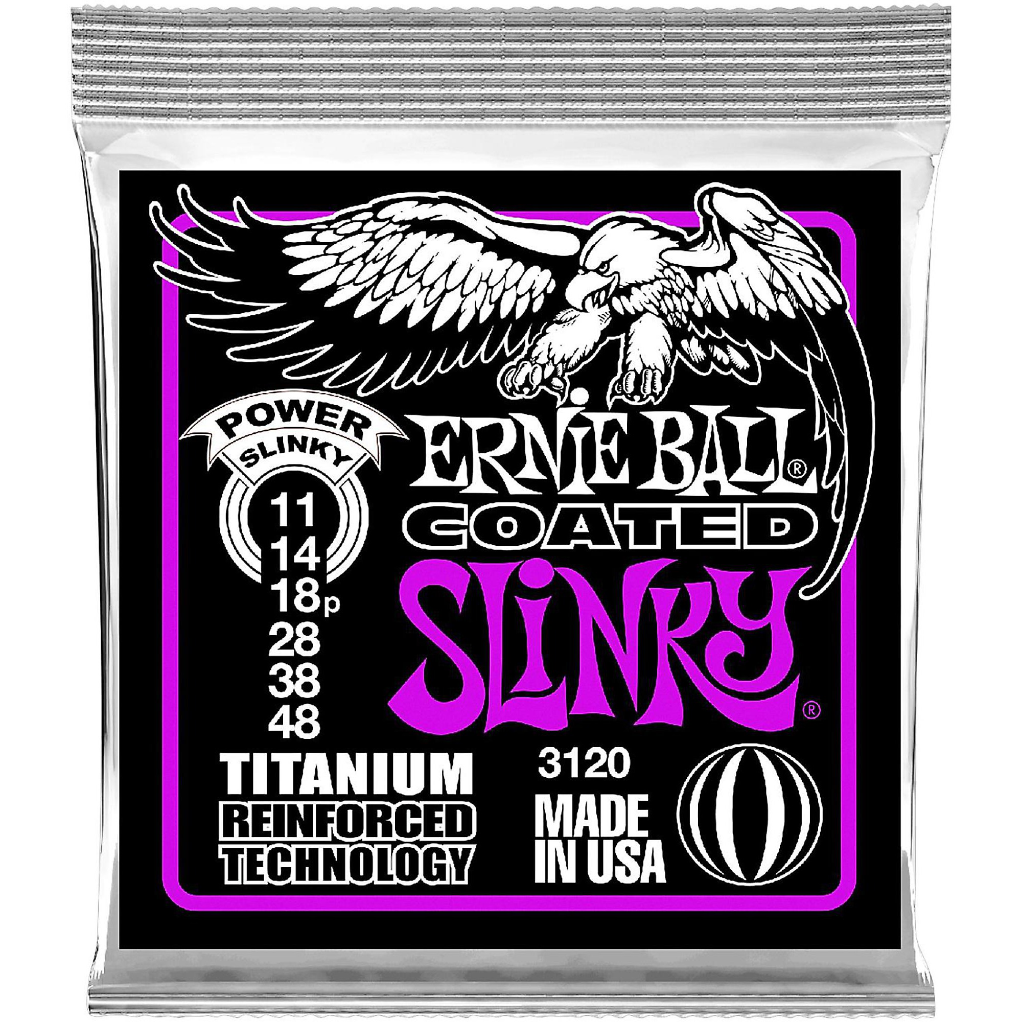 ERNIE BALL Coated Slinky 23個セット Ernie Ball 3120 Coated Titanium Power Slinky Electric Guitar