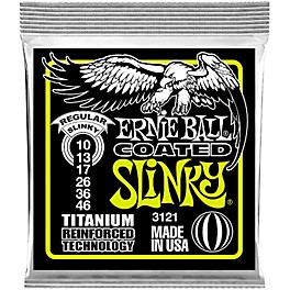 Ernie Ball 3121 Coated Titanium Slinky Electric Guitar Strings