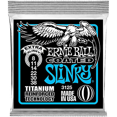 Ernie Ball 3125 Coated Electric Extra Slinky Guitar Strings for sale