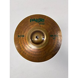 Used Paiste 10in 1000 Rude Splash Cymbal