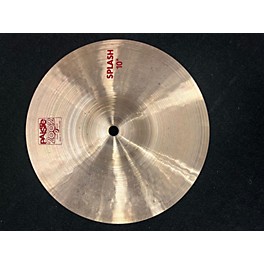 Used Paiste 10in 2000 Series Colorsound Medium Splash Cymbal