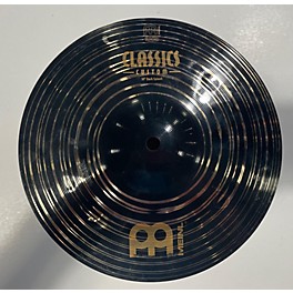 Used MEINL 10in Classic Custom Dark Splash Cymbal