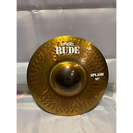 Used Paiste 10in Rude Splash Cymbal