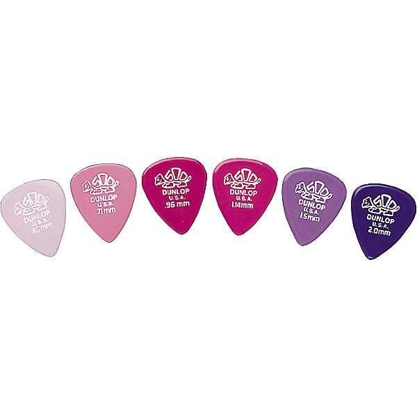 Dunlop Delrin Standard Guitar Pick 2.0 mm 6 Dozen