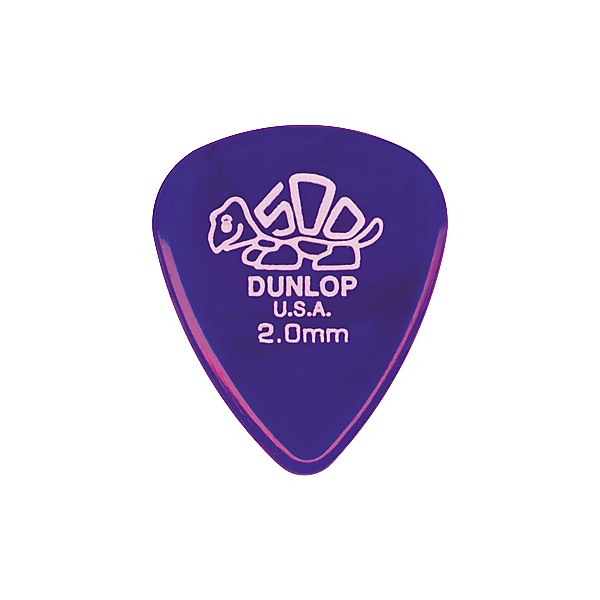 Dunlop Delrin Standard Guitar Pick 2.0 mm 6 Dozen