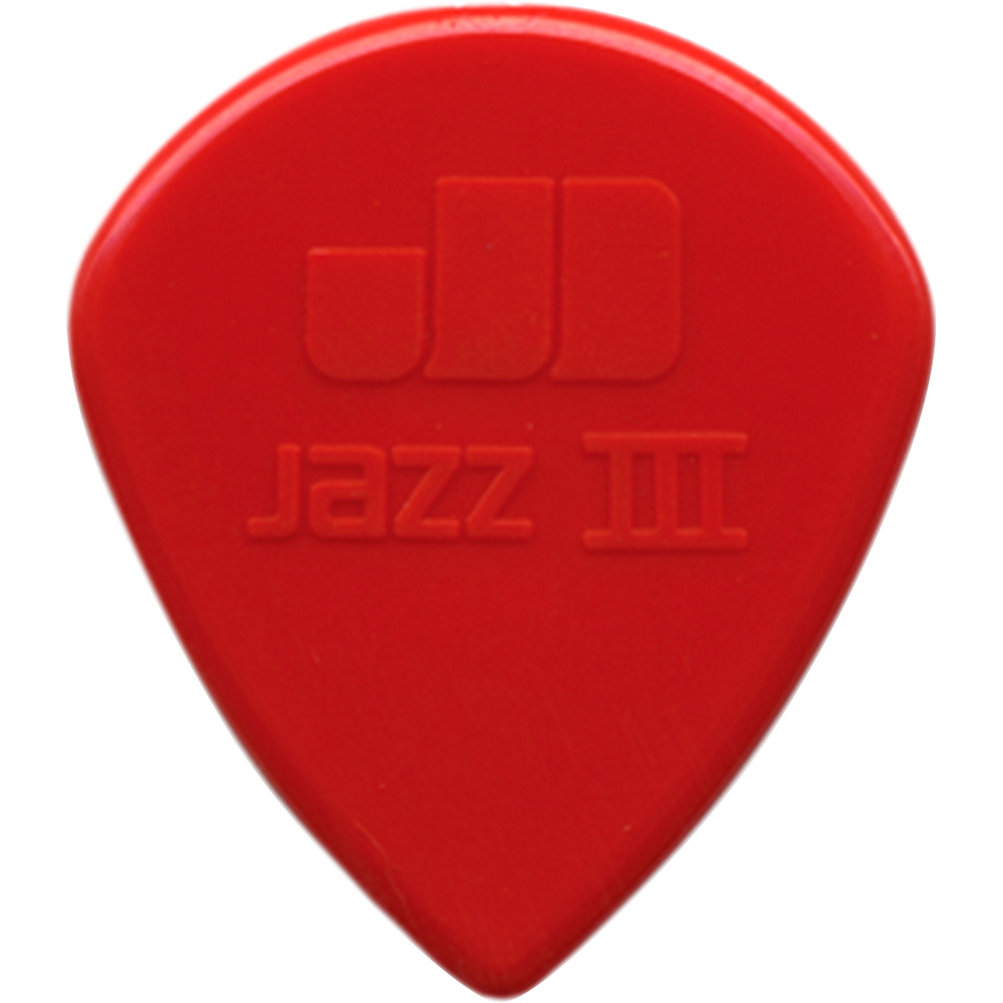 Dunlop　Jazz　Guitar　Guitar　6-Pack　Nylon　Red　Pick　III　Center