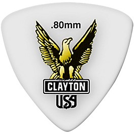 Clayton Acetal Rounded Triangle Guitar Picks .63 mm 1 Dozen Clayton Acetal Rounded Triangle Guitar Picks .80 mm 1 Dozen