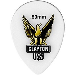 Clayton Acetal Small Teardrop Guitar Picks .38 mm 1 Dozen Clayton Acetal Small Teardrop Guitar Picks .80 mm 1 Dozen