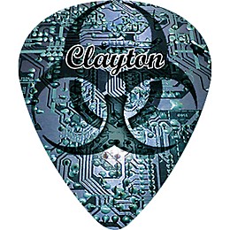 Clayton Bio Hazard Guitar Pick Standard .80 mm 1 Dozen