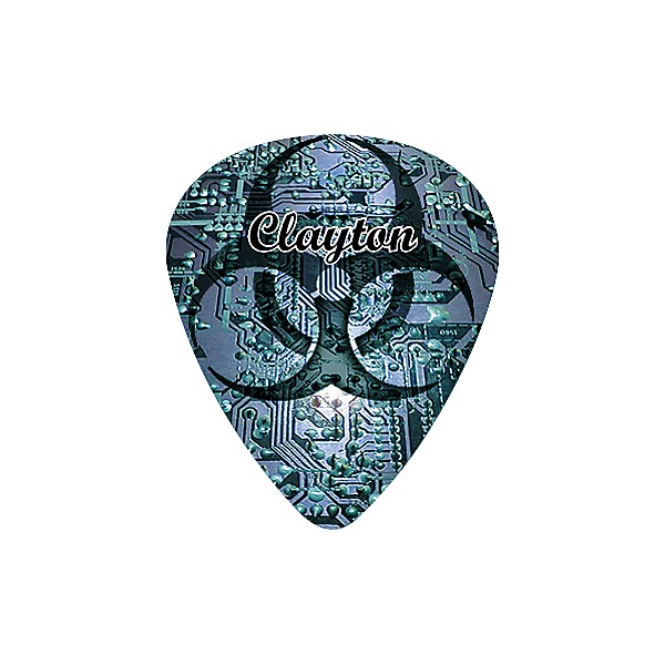 Clayton Bio Hazard Guitar Pick Standard .80 mm 1 Dozen