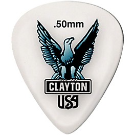 Clayton Acetal Standard Guitar Picks 1.0 mm 1 Dozen Clayton Acetal Standard Guitar Picks .50 mm 1 Dozen