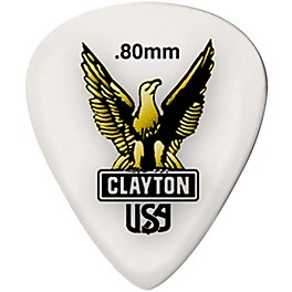 Clayton Acetal Standard Guitar Picks 1.52 mm 1 Dozen Clayton Acetal Standard Guitar Picks .80 mm 1 Dozen