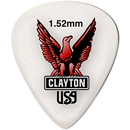 Clayton Acetal Standard Guitar Picks 1.52 mm 1 Dozen Clayton Acetal Standard Guitar Picks 1.52 mm 1 Dozen