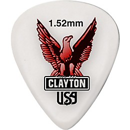 Clayton Acetal Standard Guitar Picks 1.52 mm 1 Dozen