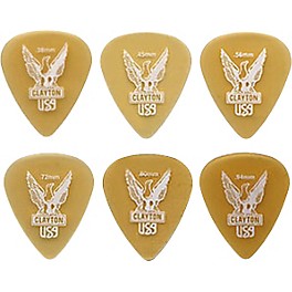 Clayton Ultem Standard Guitar Picks .72 mm 1 Dozen Clayton Ultem Standard Guitar Picks .80 mm 1 Dozen