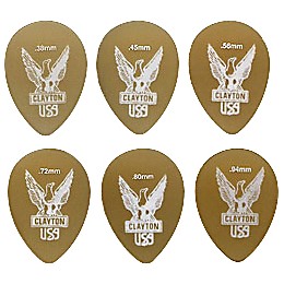 Clayton Ultem Small Teardrop Picks .94 mm 1 Dozen