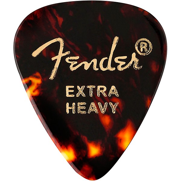 Fender 351 Standard Guitar Picks Extra Heavy 1 Dozen
